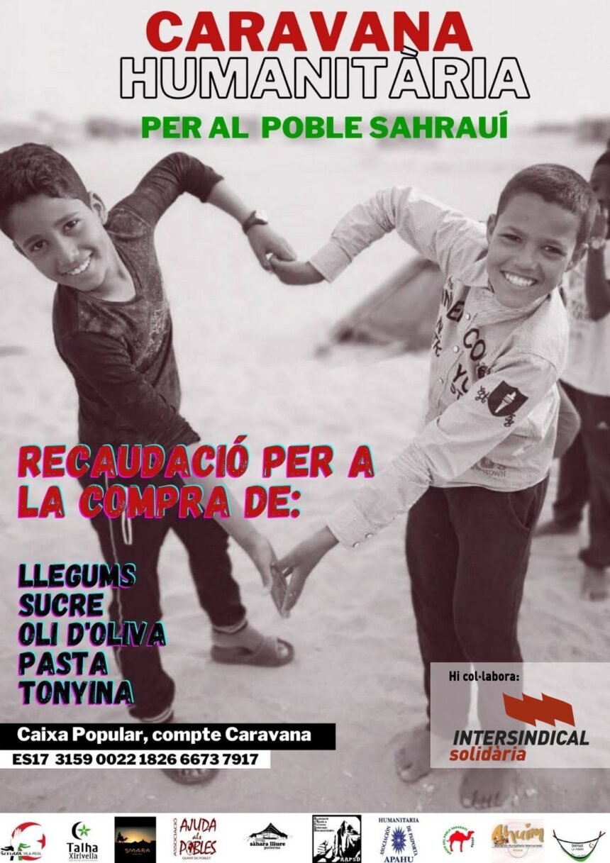 Intersindical Solidària dóna suport Caravana Humanitària per al poble sahrauí | Intersindical Valenciana