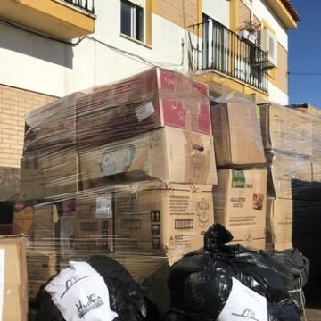 Ayamonte entrega 3.600 kilos de alimentos para los refugiados saharauis