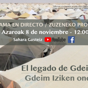 10 AÑOS DE GDEIM IZIK  «El campamento de la Dignidad»