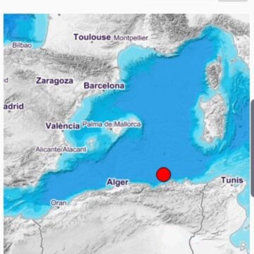 Terremoto de 4.0 sacude la costa norte de Argelia