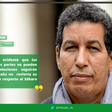 El Frente POLISARIO expresa su satisfacción por la aprobación de la PNL que rechaza el cambio de postura del Presidente del Gobierno de España con respecto al Sahara Occidental