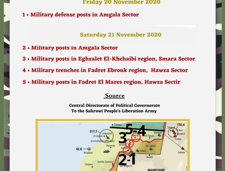 ¡ÚLTIMAS noticias – Sahara Occidental! | 21 de noviembre de 2020