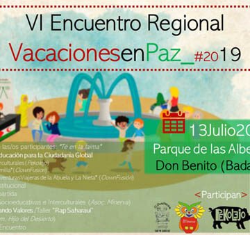 Encuentro_VeP_2019_FEDESAEX Extremadura: Encuentro Vacaciones en Paz 2019: «el Sahara en nuestros pueblos” – CEAS-Sahara