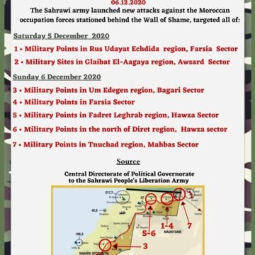 ¡ÚLTIMAS noticias – Sahara Occidental! | 6 de diciembre de 2020