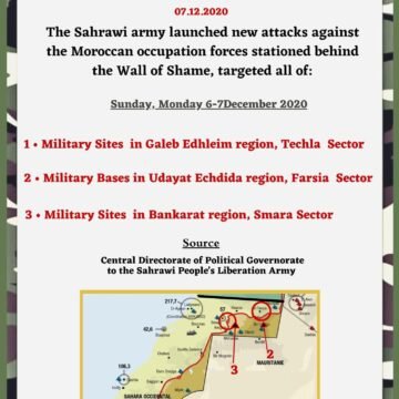 ¡ÚLTIMAS noticias – Sahara Occidental! | 7 de diciembre de 2020