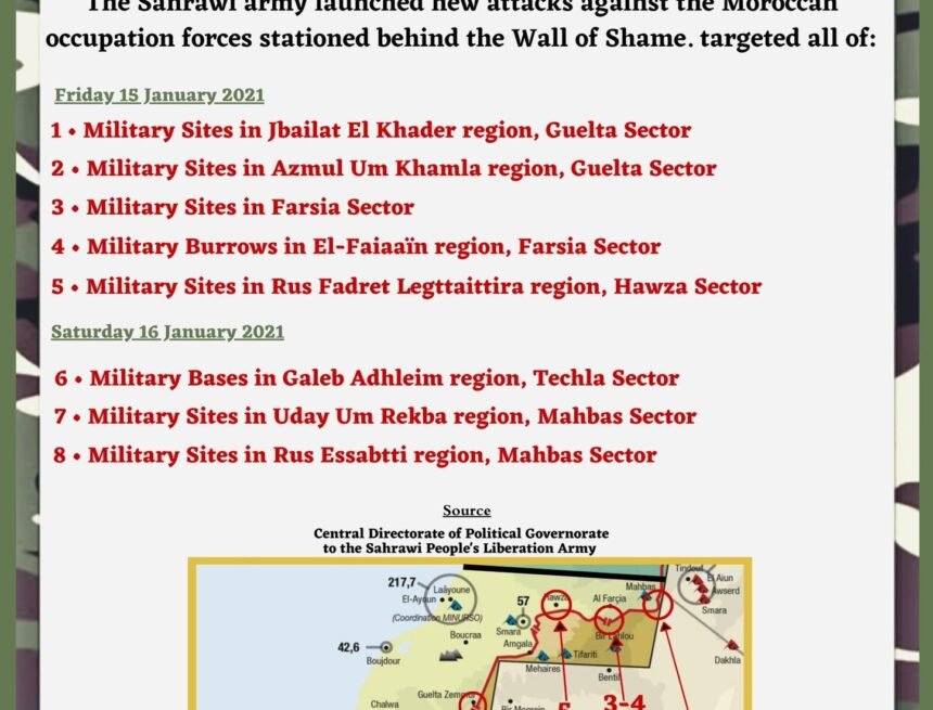 ¡ÚLTIMAS noticias – Sahara Occidental! | 16 de enero de 2021