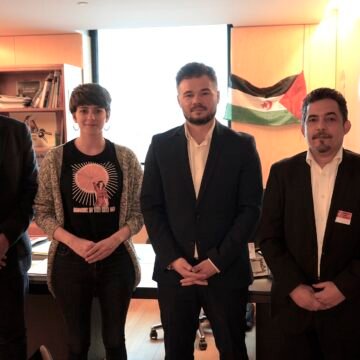 Delegación del Frente Polisario se reúne con ERC, para coordinar acciones contra #LaTraiciónDeSánchez al pueblo saharaui