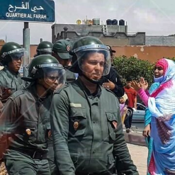 Nueva noche de disturbios en el Sáhara, violenta carga policial marroquí contra manifestantes saharauis en Dajla ocupada
