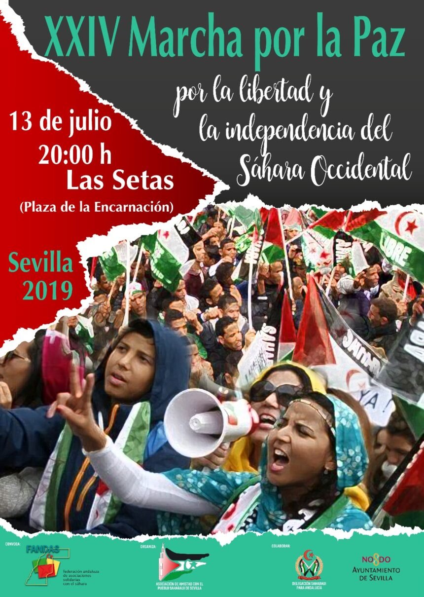 Hoy, a las 20:00 h: Manifestación en Sevilla para reivindicar el derecho del pueblo saharaui a la autodeterminación