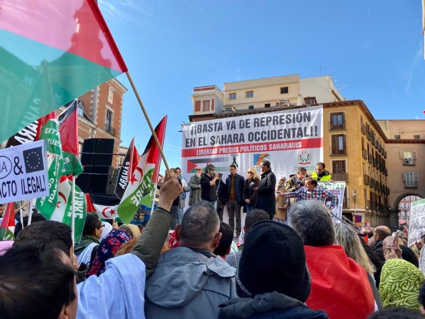 Vídeos de distintos momentos de la manifestación saharaui en Madrid del 16N-2019… ¡te emocionarán!