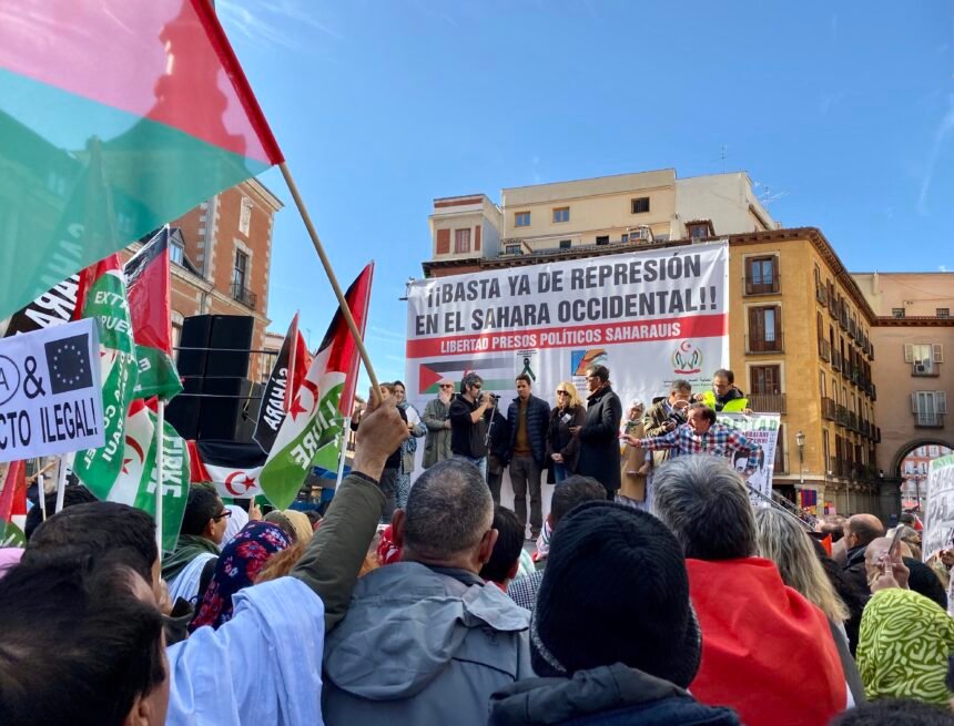 Vídeos de distintos momentos de la manifestación saharaui en Madrid del 16N-2019… ¡te emocionarán!