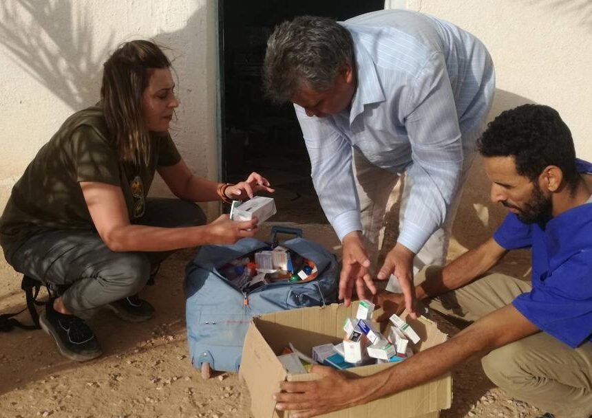 IMG_20191016_172918-ktAF-U904784846926D-984x608@El20Norte Una tirita de medicamentos vallisoletanos para aliviar la herida de un hospital del desierto | El Norte de Castilla