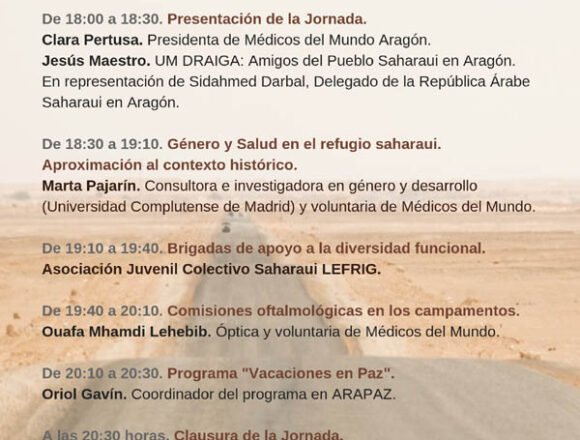 Jornada Médicos del Mundo sobre Derecho a la Salud de la Población Refugiada Saharaui – Um Draiga