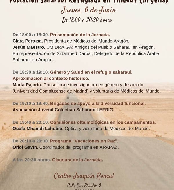 Jornada_6_de_junio-min Jornada Médicos del Mundo sobre Derecho a la Salud de la Población Refugiada Saharaui – Um Draiga