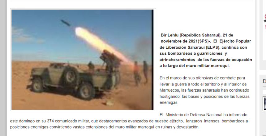 Nuevos ataques de Fuerzas saharauis a guarniciones enemigas ubicadas en el sector de Hauza | Sahara Press Service