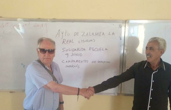 Luis-Cruz-responsable-Escuela-Junio_1354375442_99841937_667x375 La solidaridad zalameña dota de mobiliario a una residencia de estudiantes saharauis