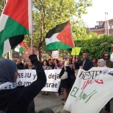ManifestacioCC81n-propalestina-en-Madrid Podemos insta al Gobierno a reconocer a Palestina pero no cita el Sahara | Periodistas en Español