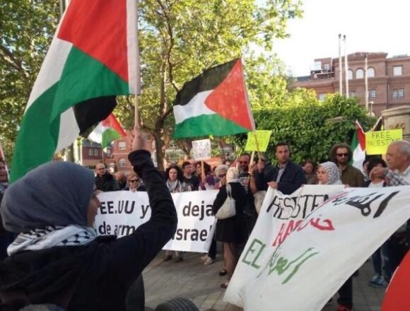 ManifestacioCC81n-propalestina-en-Madrid Podemos insta al Gobierno a reconocer a Palestina pero no cita el Sahara | Periodistas en Español