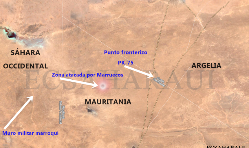 Un ataque marroquí con proyectiles alcanza una zona civil fronteriza que da acceso a los campamentos de refugiados saharauis