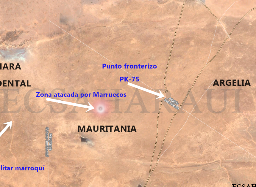 Un ataque marroquí con proyectiles alcanza una zona civil fronteriza que da acceso a los campamentos de refugiados saharauis