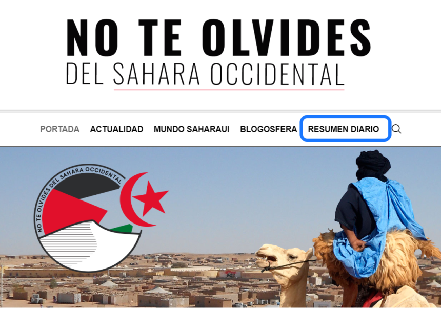 RESUMEN-DIARIO ⚡Noticias del 10 de septiembre de 2018: La #ActualidadSaharaui HOY