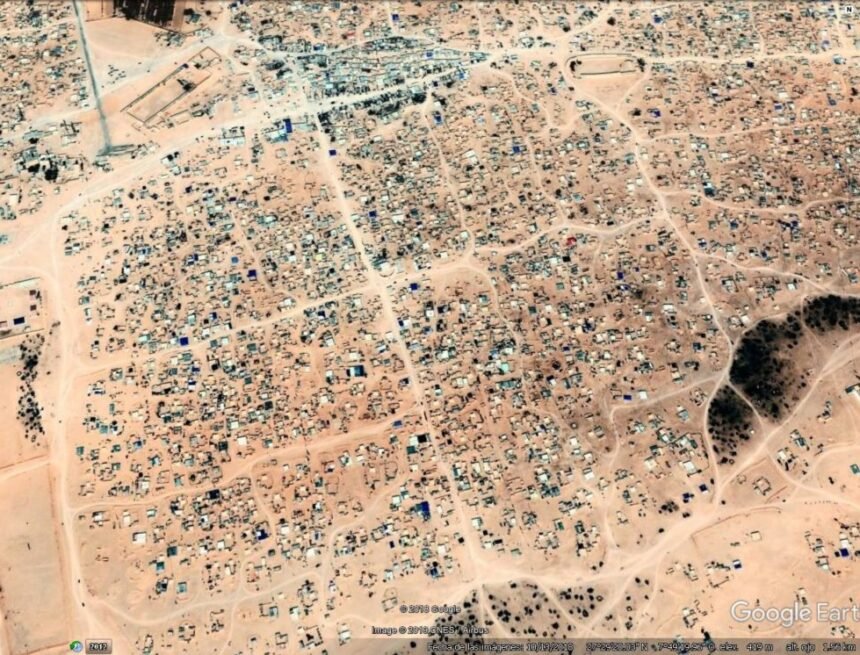 VISTA-AREA-CAMPAMENTOS-1024x746 La DIPUTACIÓN de Jaén, a través del Área de Presidencia, subvenciona el proyecto de ayuda humanitaria: “SUMINISTRO DE RED DE DISTRIBUCIÓN DE AGUA POTABLE EN LA DAIRA DE AGÜENIT EN LA WILAYA DE AUSER” Campamentos de refugiados del Pueblo Saharaui, a propuesta de la Asociación de Amigos del Sahara Libre