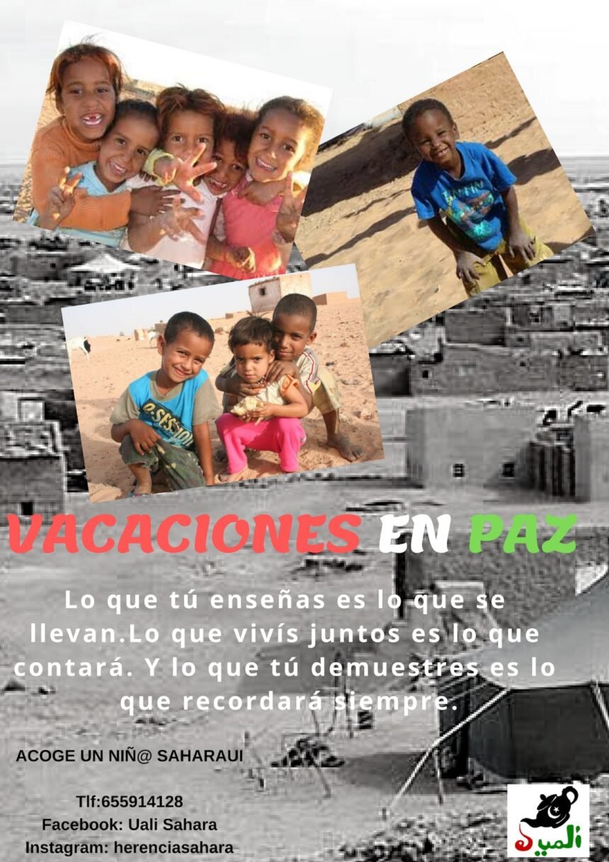 La asociación “El Uali” informa sobre el programa Vacaciones en Paz 2019