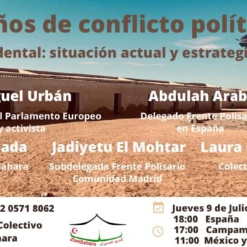 Conferencia Online: Sáhara Occidental, 45 años de conflicto político sin solucionar – Delegación del Frente Polisario para España