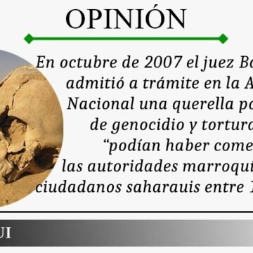 OPINIÓN | Presencia de autoridades genocidas marroquís en España, por Salmi Ould Ghailani/ECS 