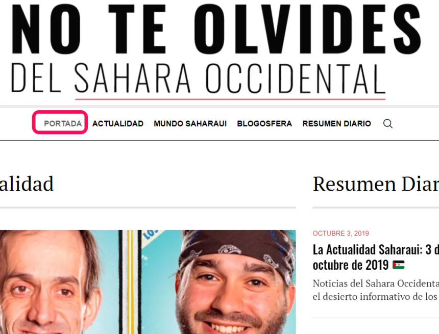 aaaaaaaaaaaaaaaa ¿Quieres ver la PORTADA de nuestro boletín de noticias saharauis de HOY?