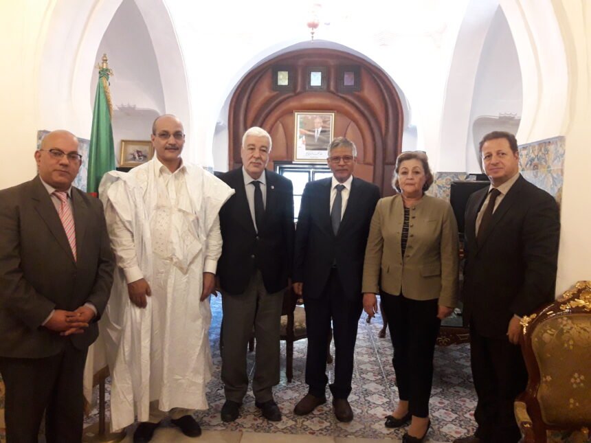 Una delegación saharaui es recibida por el presidente del el Consejo Nacional Argelino de Derechos Humanos | Sahara Press Service