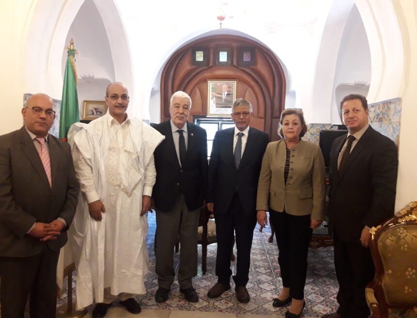 adddddeee Una delegación saharaui es recibida por el presidente del el Consejo Nacional Argelino de Derechos Humanos | Sahara Press Service