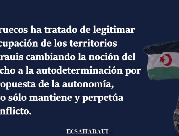 »Marruecos tiene fines expansionistas en la región aunque se contentó con sus fronteras tras su independencia en 1956»