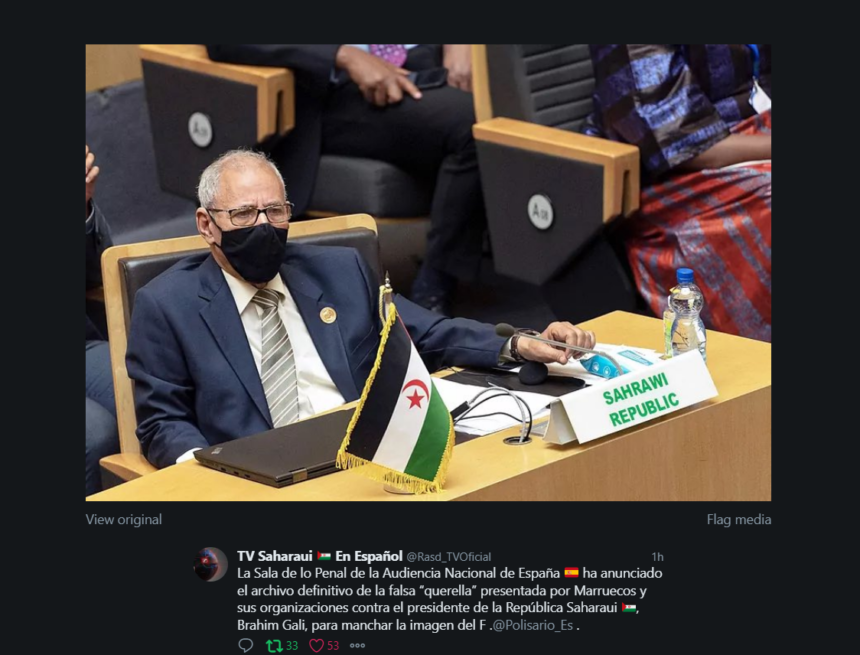 aqw2345rtyh Carpetazo a la falsa querella contra el líder del Frente Polisario por genocidio