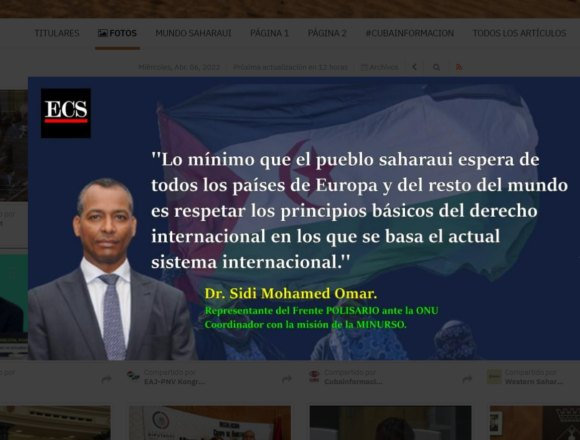 ¡SAHARA OCCIDENTAL! BOLETÍN de últimas noticias del 6 de abril de 2022