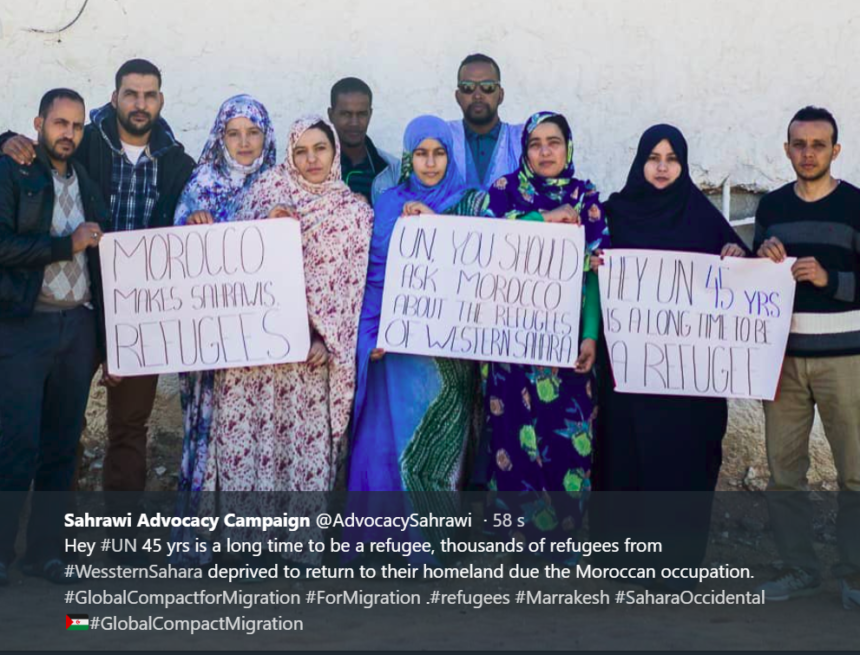 Sahrawi Advocacy Campaign: #UN shame on you, #Morocco is responsible of the longest refugee’s situation in the world