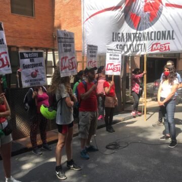 Argentina: Concentración de solidaridad con el pueblo saharaui frente a la embajada de Marruecos en Buenos Aires