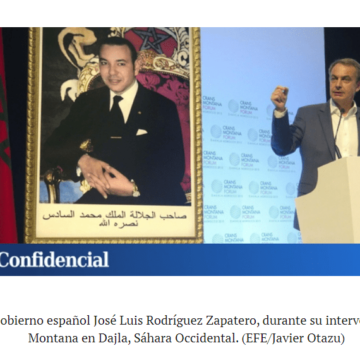 Zapatero abre un foro saharaui que convoca un grupo «pantalla» de la Inteligencia marroquí – El Confidencial