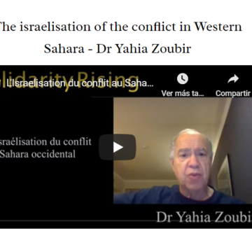 OUISO | The israelisation of the conflict in Western Sahara – Dr Yahia Zoubir …