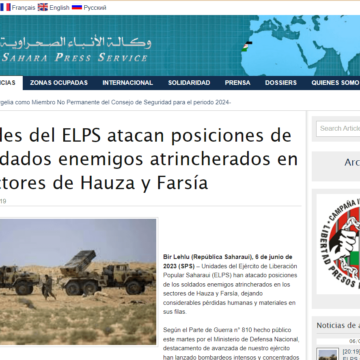 Unidades del ELPS atacan posiciones de los soldados enemigos atrincherados en los sectores de Hauza y Farsía | Sahara Press Service