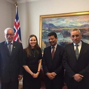 b2bffdef-9f22-4164-a8fe-01b4682881ba Presidente de la República, Brahim Gali, se reúne con la Primera Ministra de Islandia | Sahara Press Service