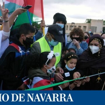 Unas 500 personas participan en la ‘Marcha por la Libertad del Pueblo Saharaui’ #MarchaSaharaui | Diario de Navarra