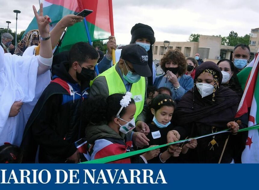 berriozar_d900db05 Unas 500 personas participan en la ‘Marcha por la Libertad del Pueblo Saharaui’ #MarchaSaharaui | Diario de Navarra