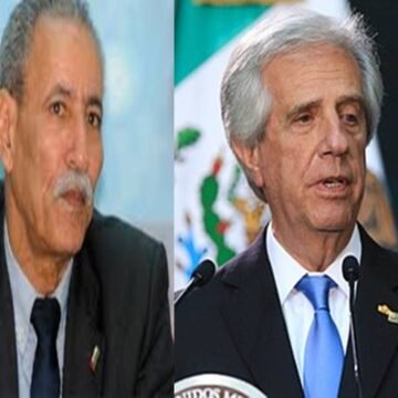 President, Brahim Gali, congratulates his Uruguayan counterpart on his National Day — Sahara Press Service