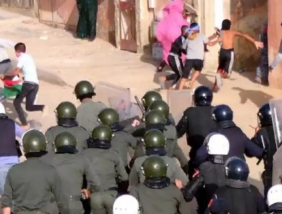 Las autoridades de ocupación marroquí reprimen de forma salvaje a familias saharauis en la ciudad ocupada de Bojador | Sahara Press Service