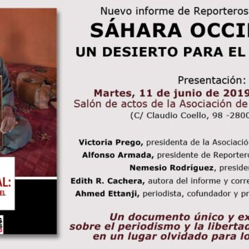 [CONVOCATORIA 11.6.19 12h] Reporteros Sin Fronteras presenta el informe ‘Sáhara Occidental, un desierto para el periodismo’ :: Reporteros Sin Fronteras