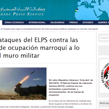 Nuevos ataques del ELPS contra las fuerzas de ocupación marroquí a lo largo del muro militar | Sahara Press Service