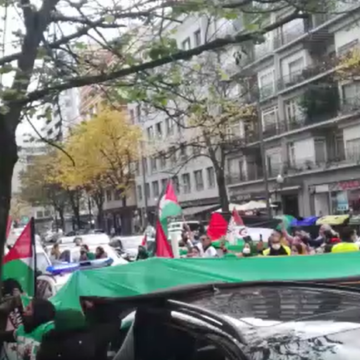 cderv Manifestación saharaui en Bilbao… de apoyo a la lucha contra la represión en el Sahara Occidental ocupado por Marruecos (vídeos)