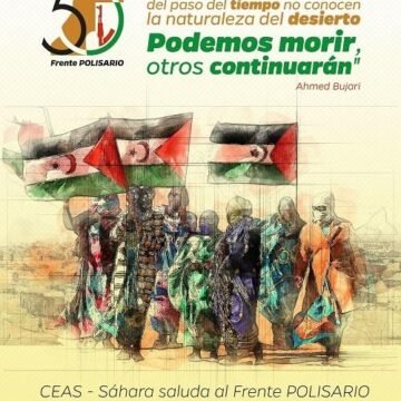 CEAS felicita al Frente POLISARIO en su 50 aniversario – CEAS-Sahara