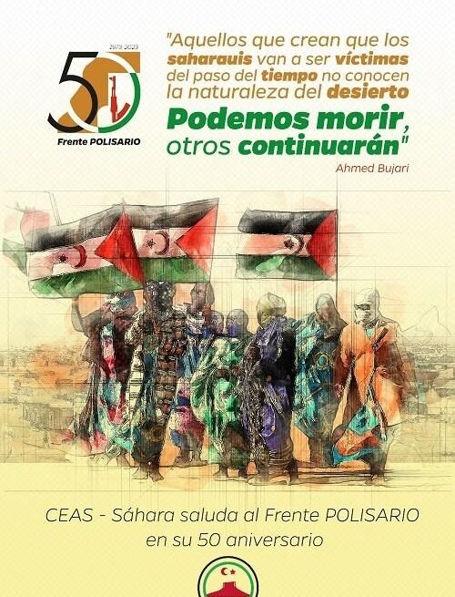 CEAS felicita al Frente POLISARIO en su 50 aniversario – CEAS-Sahara